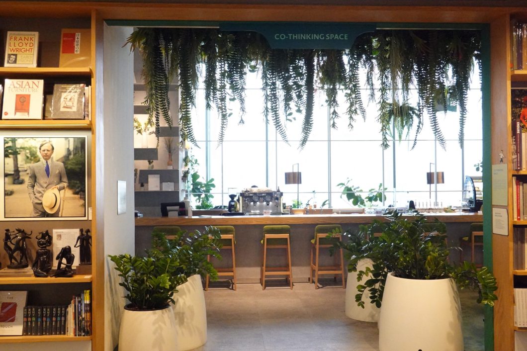 Open House on the 6th floor of Central Embassy Phloen Chit, large open coworking-style coffee and dining space